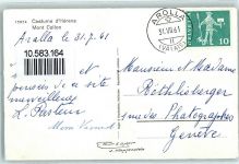 1986 Arolla Gebrauchsspuren Costume d Herens Mont Collon Croix