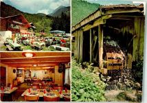 3703 Aeschi b. Spiez Gebrauchsspuren Gasthaus Zum Pochtenfall Mühle