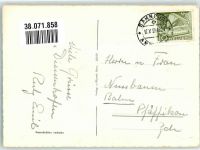 8253 Diessenhofen 1959 Foto AK Fliegeraufnahme Bahnpost Zug 4824