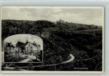 St Chrischona - Panoramaansicht m. Kirche Bild i. Bild Ortsansicht