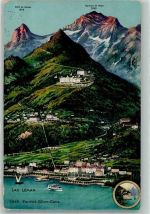 1820 Territet 1814 Foto AK Hotel Lac Leman