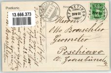 8604 Volketswil 1908 Foto AK Kirche Pfarrhaus Primarschulhaus