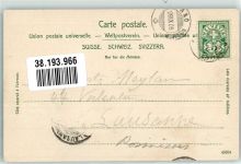 1658 Rossinière 1905 Foto AK Pension Hotel