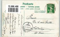 8577 Schönholzerswilen 1911 Foto AK Gasthaus zum Schweizerhaus Ev. Pfarrhaus Villa Felsenhof