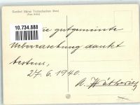 3555 Trubschachen 1940 Foto AK Gasthaus Bären Auto Tankstelle