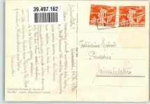 6017 Ruswil Künstlerkarte Kleidung Tracht 18. Jhdt. sign. H. Schaer