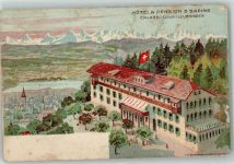 2533 Leubringen Evilard Gebrauchsspuren Hotel 3 Sapins