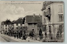 2126 Les Verrières 1914 - Hotel Terminus et Avenue de la Gare AK