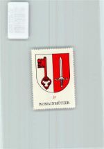 1323 Romainmôtier-Envy - Vignette Wappen Kaffee Hag ca 1920-1940 Schlüssel