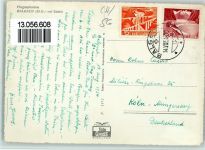 9436 Balgach 1954 Foto AK Luftbild - gute Erhaltung AK