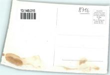 8716 Schmerikon Gebrauchsspuren Fliegeraufnahme Foto-AK durch Klebereste Scan verzogen