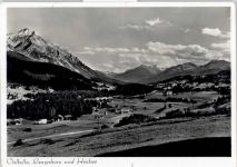7077 Valbella - Teilansicht, Lenzerhorn, Heidsee