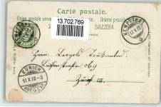 8310 Kemptthal 1902 BOAKC Lithographie Landwirtschaftl. Verwaltungsgebäude Gasthaus Zur Kaffeemühle Fabrik Maggi Villenquartier Gebrauchsspuren, bitte Scan genau beachten!