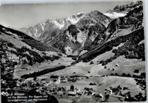 8767 Elm - Gesamtansicht, Piz Sadona, Piz Segnes, Tschingelhörner