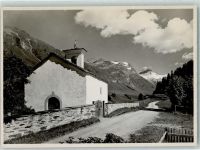 7514 Fex - Fexkirchli mit Chapütschin und Piz Tremoggia