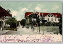 3703 Aeschi b. Spiez 1905 Foto AK Hotel Blümlisalp