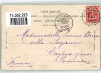 3703 Aeschi b. Spiez 1905 Foto AK Hotel Blümlisalp