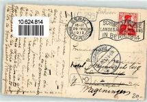 3717 Blausee-Mitholz 1913 Gebrauchsspuren Bahn Station