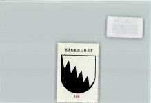 4614 Hägendorf - Vignette Wappen Kaffee Hag ca 1920-1940 Hägendorf