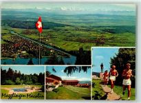 2532 Magglingen Macolin - Schwimmbad Vogelschau