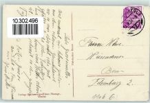 3657 Schwanden Sigriswil 1934 Gebrauchsspuren mit Tödi und Gemsfayren