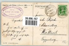 6013 Eigenthal 1908 Foto AK Kurhaus Hüttenstempel Pilatus Foto Goetz