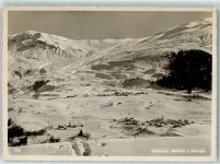 7134 Obersaxen Meierhof Foto AK Winter Miraniga