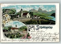 6416 Steinerberg 1902 BOAKC Lithographie Hotel Rossberg Kulm