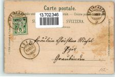 6416 Steinerberg 1902 BOAKC Lithographie Hotel Rossberg Kulm