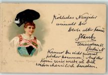 1899 Gebrauchsspuren Festkleid Frau