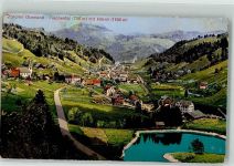 8497 Fischenthal 1915 Gebrauchsspuren Hörnli Bahnpost Zug 237