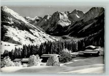 Parsenn - Auf der Route Weissfluhjoch-Klosters Blick auf die Silvretta-Gruppe Winteraufnahme