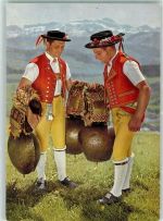 9050 Appenzell - Edition Stehli Nr. 1615 - Sennen in Festracht Kuhglocken AK