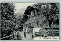 3706 Leissigen 1919 - Bauernhaus , Kinder , sehr gute Erhaltung AK