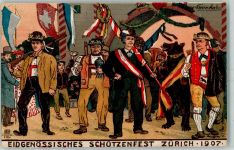 8000 Zürich 1907 - Eidgen. Schützenfest sign