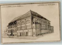 4142 Münchenstein Künstlerkarte Wohnhaus und Vereinshaus Adolf Schneider Schaub Neue Welt