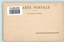 2067 Chaumont Karte beschädigt Grand Hotel sign Künstlerkarte