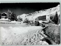 7077 Valbella Gebrauchsspuren Lenzerheide mit Churerjochkette Winter