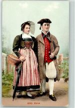 8000 Zürich - Zürcher Trachtenpaar