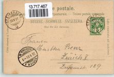 6416 Steinerberg 1901 BOAKC Bahnhof Eisenbahn Kirche