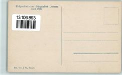 6000 Luzern Lucerne Foto AK Festzug, Festwagen als Tiergespann , Sängerfest 1922