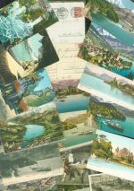 Lot mit 71 AK rund um den Thunersee Sammlung Schweiz Posten 21 bis 100 AK