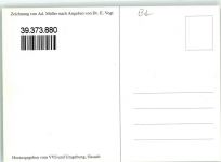 4450 Sissach - Frühmitteralterliche Fluchtburg auf der Fluh Zeichnung von Ad Müller