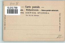 2710 Tavannes 1900 - Express Kiste - Schmuckrahmen - Verlag Guggenheim 3143, sehr gute Erhaltung AK