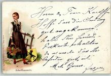 1902 Prägedruck Bahnpost Zug 153 Strecke 8 Lithographie Verlag Künzli Nr 5119