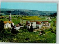 9225 St. Pelagiberg Foto AK Fliegeraufnahme Kirche Kurhaus marienburg