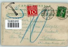 6830 Chiasso 1909 Prägedruck Passepartout Briefmarkenabbildungen Verlag Guggenheim 14553