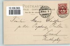 8000 Zürich 1899 - Schützengesellschaft - Albisgütli AK