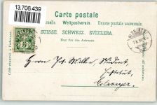 6285 Hitzkirch 1899 BOAKC Lithographie