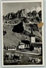 8751 Urnerboden Gebrauchsspuren Kirche Kuh Kapelle